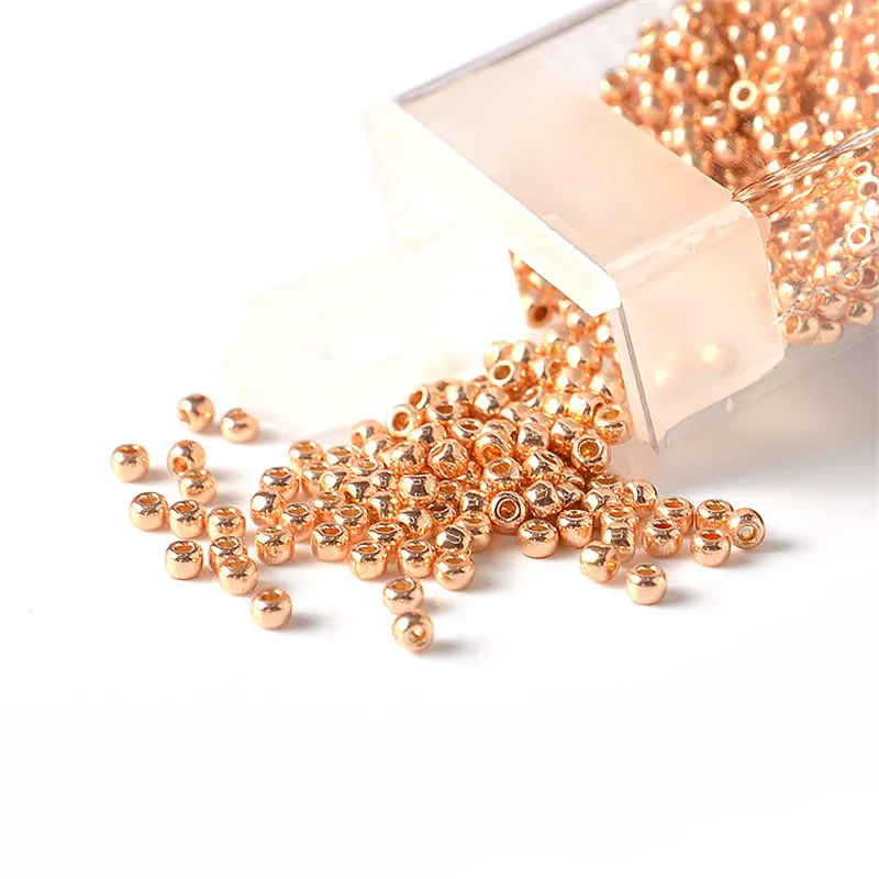 11/0 10g TOHO Runde Perlen Metallic Farbe Japan Glas Seed Bead für Handwerk DIY Frauen Armband Schmuck Machen – Detail 2