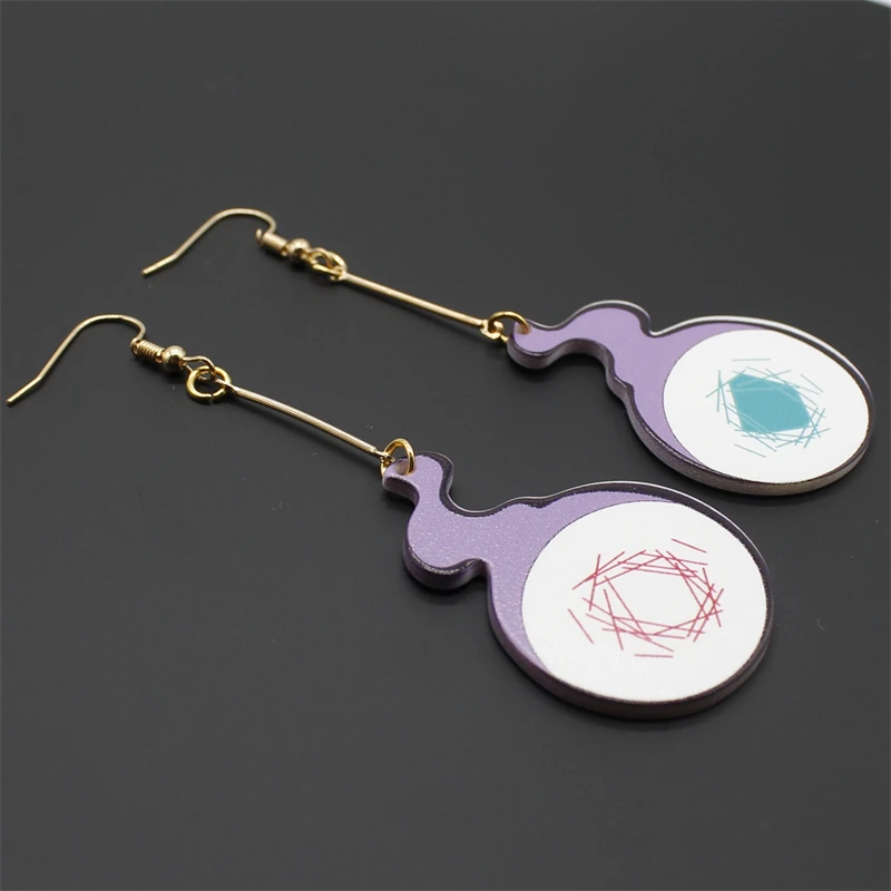 Personalized Manga Boy Hanako Jun Acrylic Earrings Cosplay Pendant Accessories