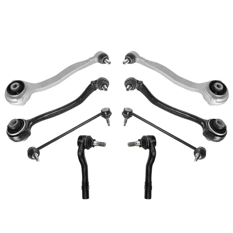 8PCS/SET Auto Car Parts Suspensiom Kits Control Arm for Mercedes Benz W203 CL203 S203 C209 A209 2033300111 2033303311 2033202589