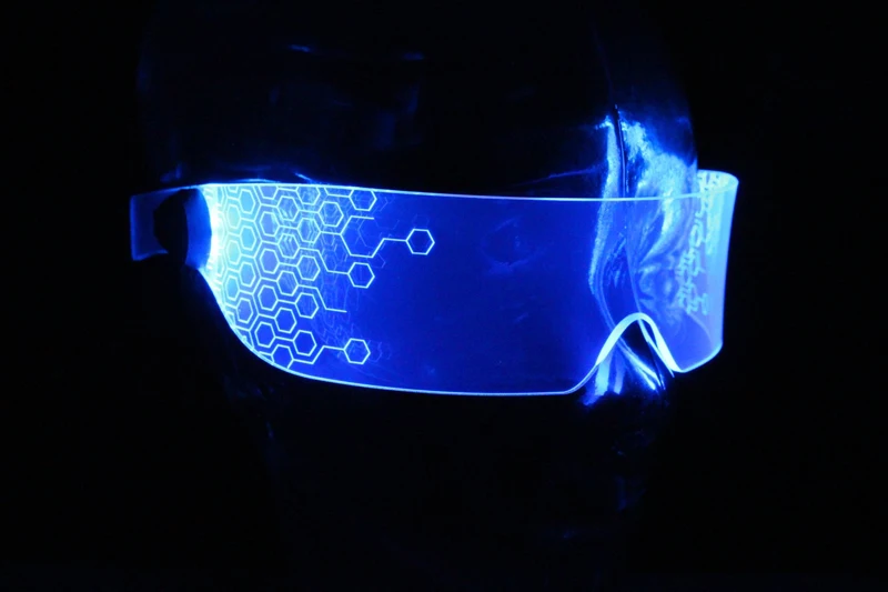 future technology Illuminated glasses bar nightclub stage performance gogo  lumious party Cosplay glasses