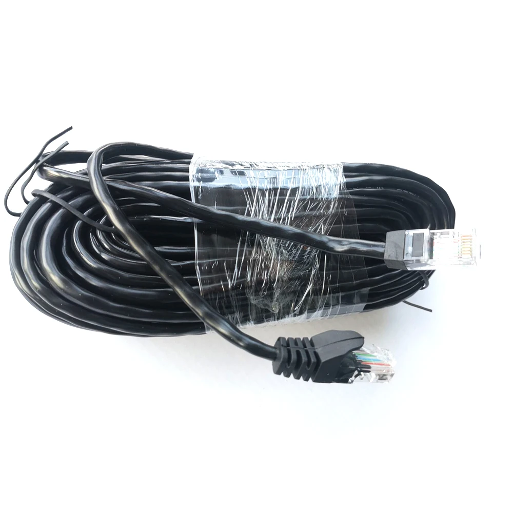 Imagem -03 - Hcvahdn-cabo de Rede Ethernet Patch Outdoor Impermeável Fios Lan para Cctv Poe Sistema de Câmera ip 20m 65ft Cat5 Rj45