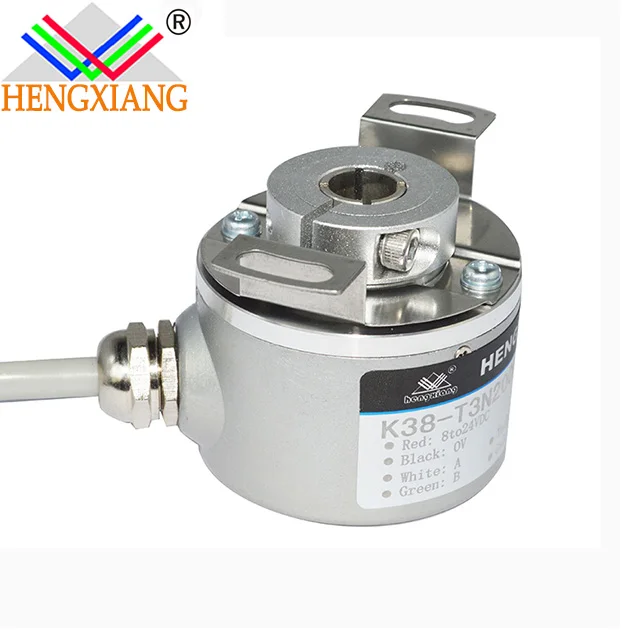 hengxiang 6mm rotary encoder K38 Hollow Shaft Elevator Door Encoder Rotary Incremental Sensor GZT4-GHT4