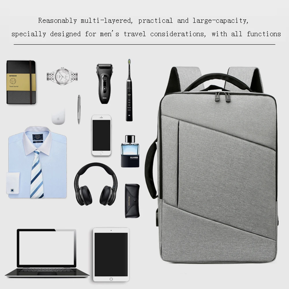 Imagem -05 - Portátil Usb Mochila Mochila Escolar 15.6 Polegada para Xiaomi hp Computador Viagem Daypack Casual Grande-capacidade Computador Mochila
