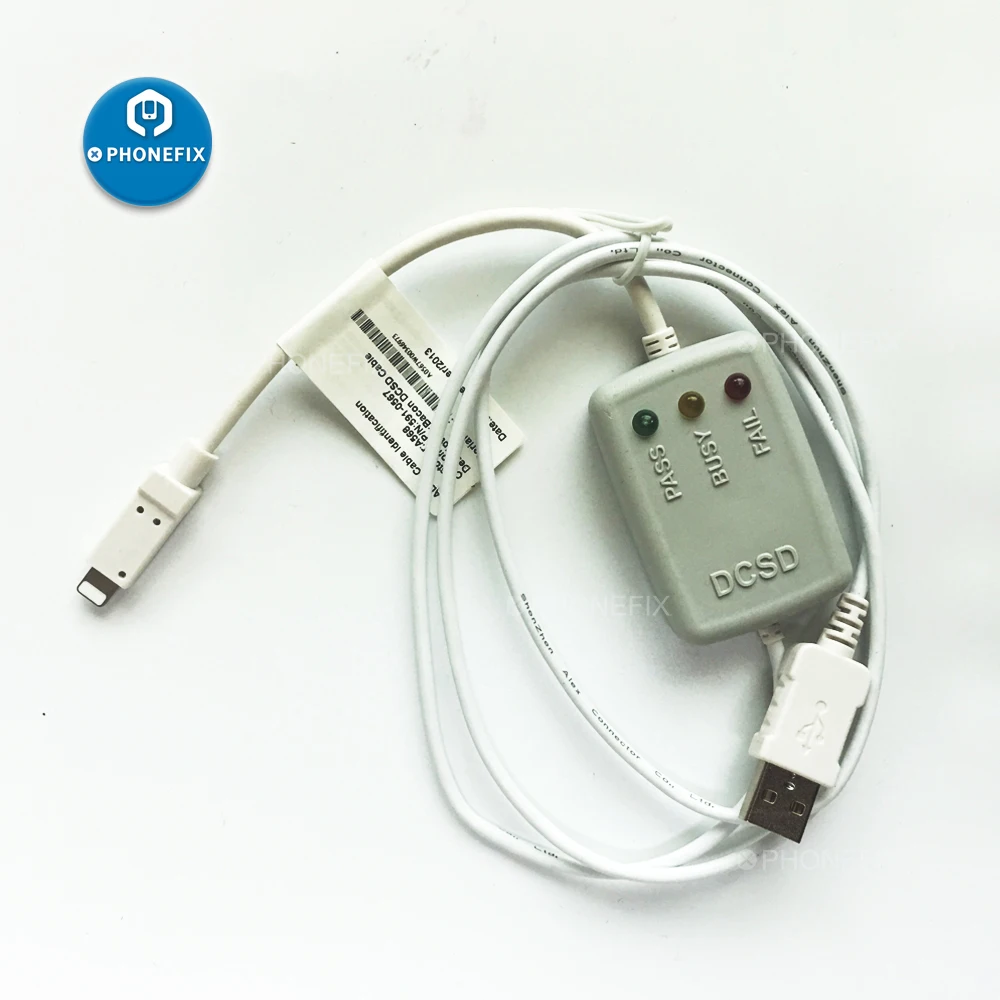 Cabo de engenharia para iphone, cabo dcsd alexa, para porta serial de iphone, entre na tela roxa, pode lote de operação sisscfg
