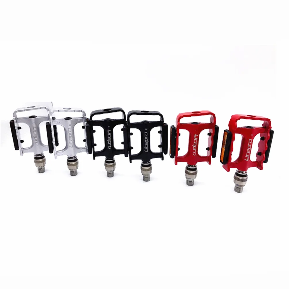 Litepro For Brompton Folding Bike Sealed Bearing Pedal Steel Axle Bicycle Quick Release Pedals