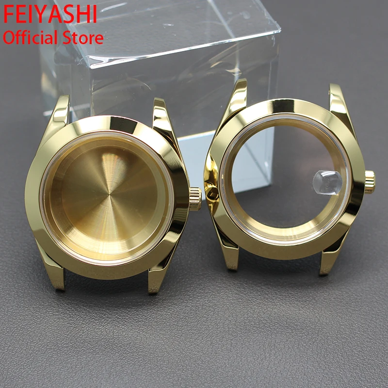 

Gold 36mm 40mm NH35 Case Men's Watch Accessories For Seiko NH34 NH36 NH38/35 Miyota 8215 Automatic Movement 28.5mm Dial Explorer