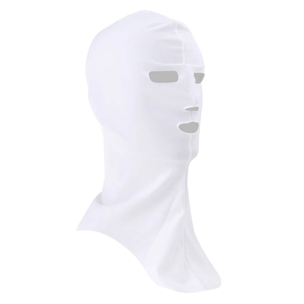 Swiming Diving Wetsuit Hood UV Sun Protection Full Face Mask Head Neck Cover Face Bikini Elastic Swim Cap