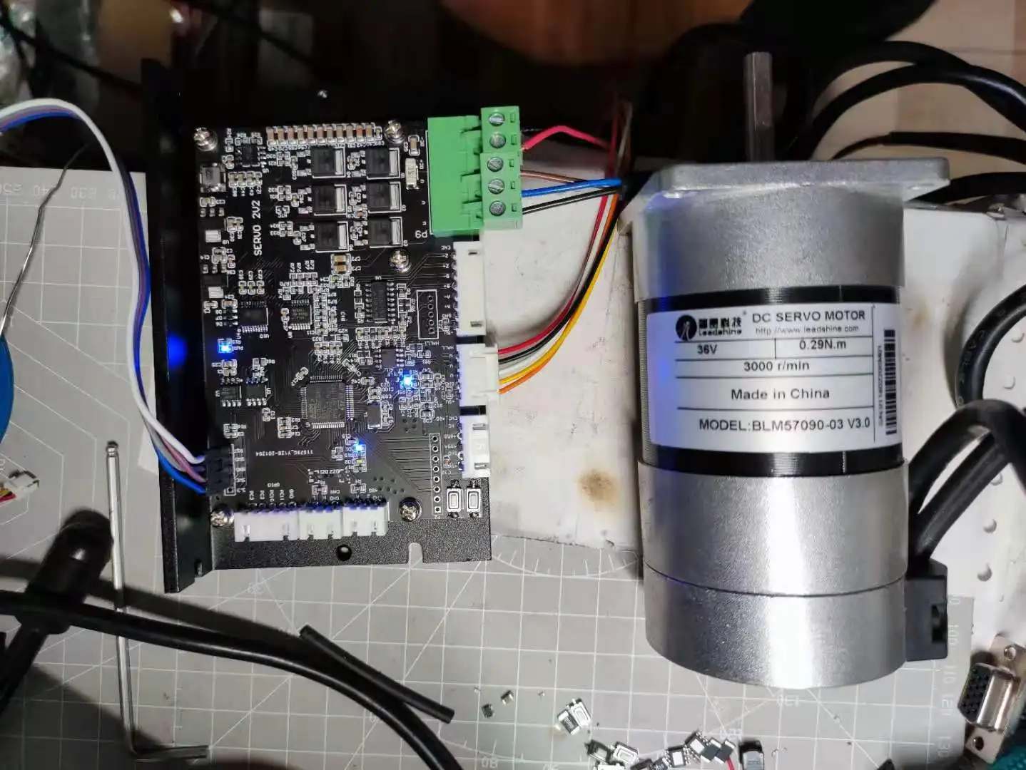 STM32F103, BLDC, PMSM, placa de desarrollo de servomotor, codificador, Control vectorial, FOC