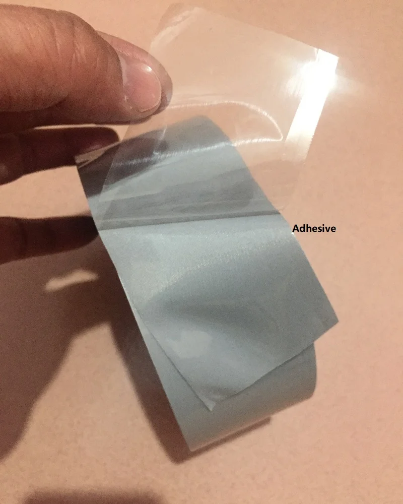 Polyester Grey Silver Reflective Strip Sticker Raincoats Backpacks Night Warning Adhesive Reflector Tape
