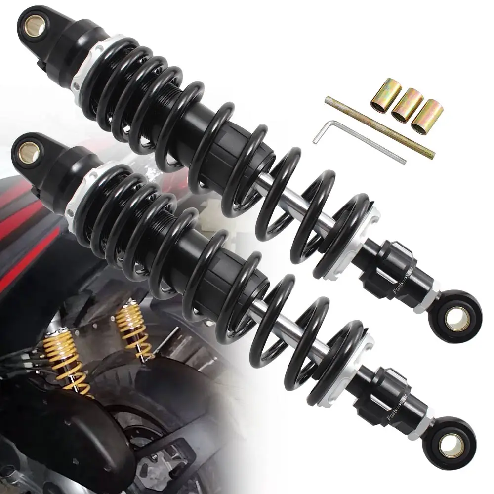 Air Shock Absorber Rear Suspension Motor Scooter ATV Quad Dirt Bike For Harley STREET 500/750 Shock Absorber Adjustable Spring