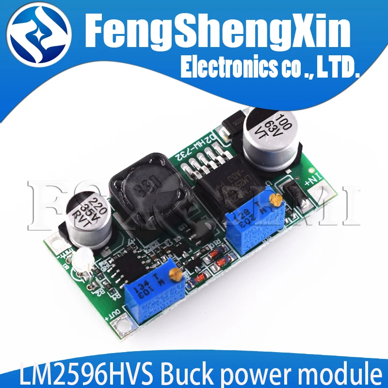 DC-DC LM2596HVS 60V 3A Buck Constant Current/Voltage CC CV Step-Down Module LED Indicator High Frequency Conversion