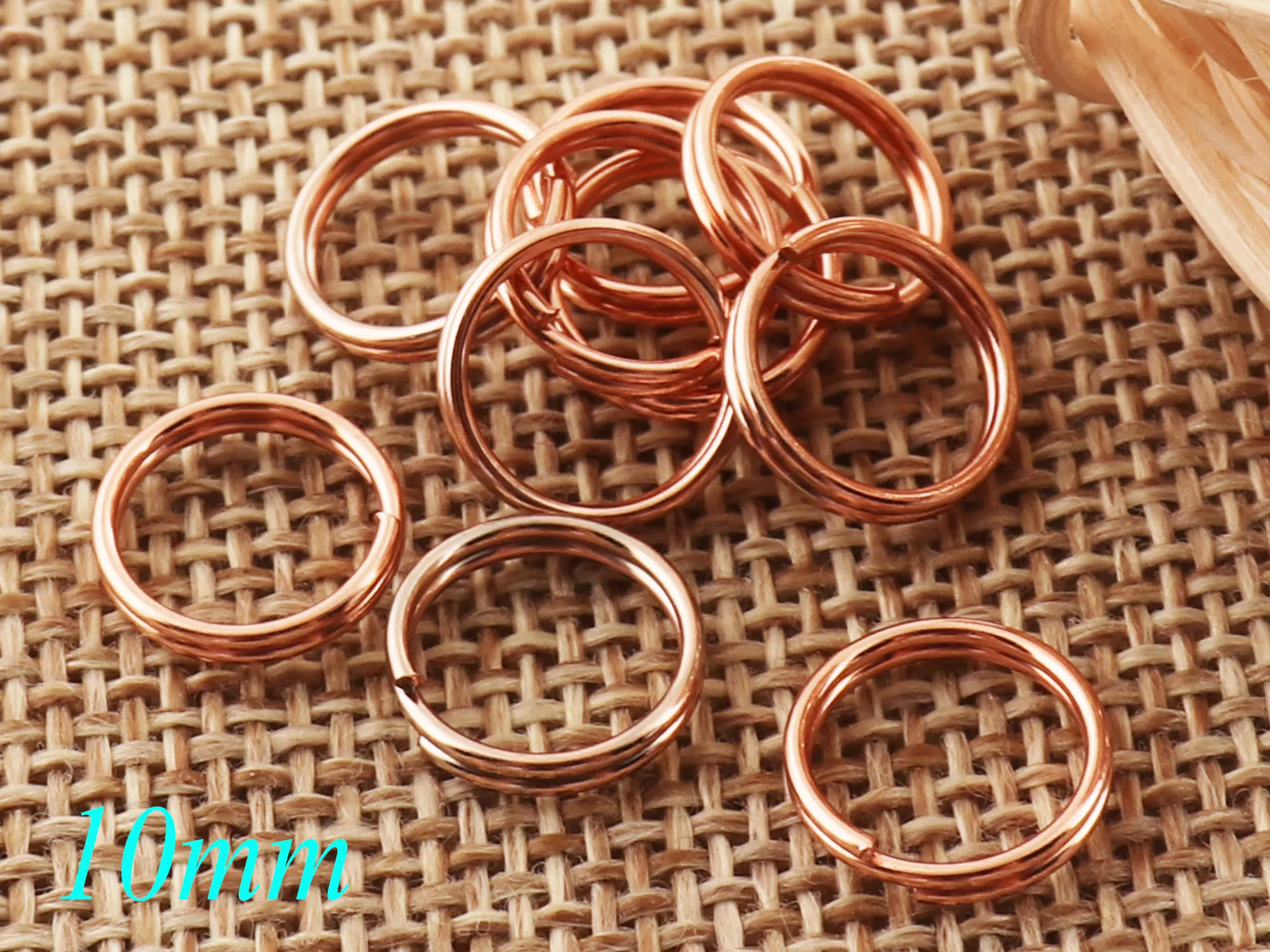 120pcs Rose Gold MINI Split Rings Key Ring,chain leather key ring,Key Rings key chain key ring,key chains key fob-10mm