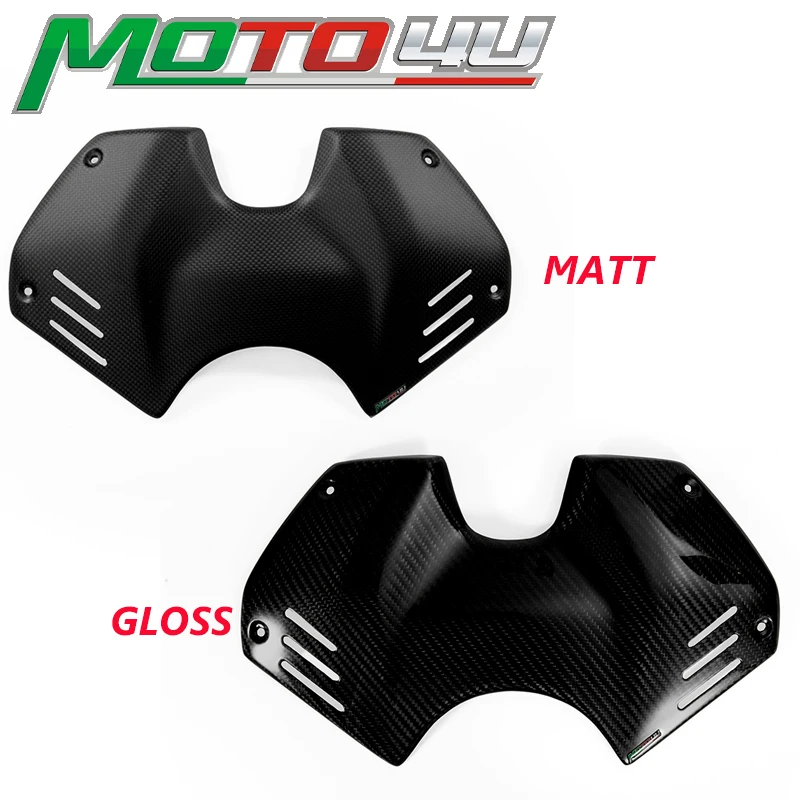 

For Ducati Panigale V4 / V4S 2018 2019 Gloss/Matt 100% Carbon Fiber Front Fuel Gas Tank Cover With Vents Protection covers