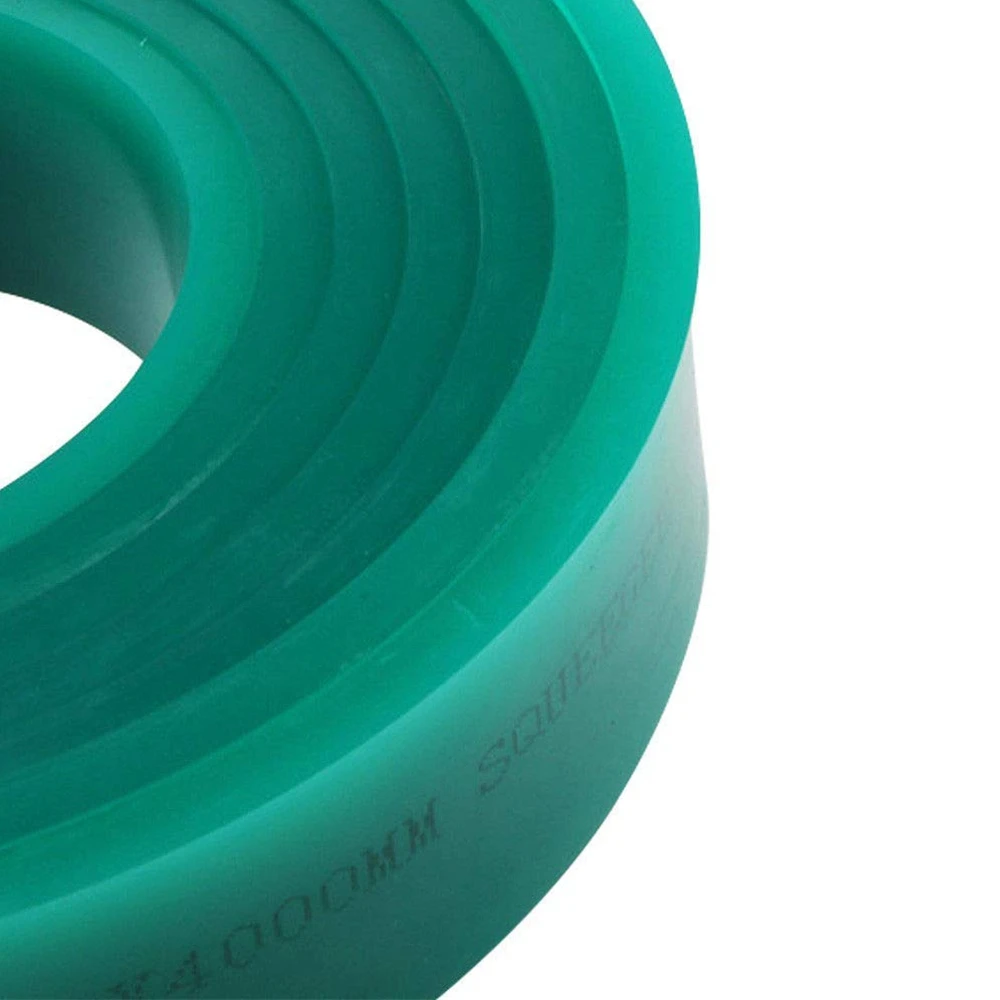 Espátula plana afilada de un rollo de 50mm x 9mm para serigrafía, espátula de goma con cabezal de 3,66 M, tabla raspadora de tinta