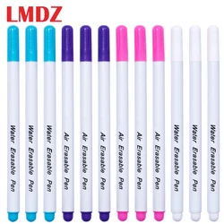 LMDZ DIY Cross Stitch Water Erasable Pen Fabric Marker Pen Water Soluble Dressmaking Tailor's Pen for Quilting Sewing Tools