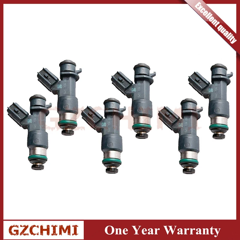 

16450-R70-A01 6pcs fuel injector for Acura MDX 2008~2010 RL 2009~2010 ZDX 2010 3.7L TL 2009~10 TSX 2010~2012 3.5L V6