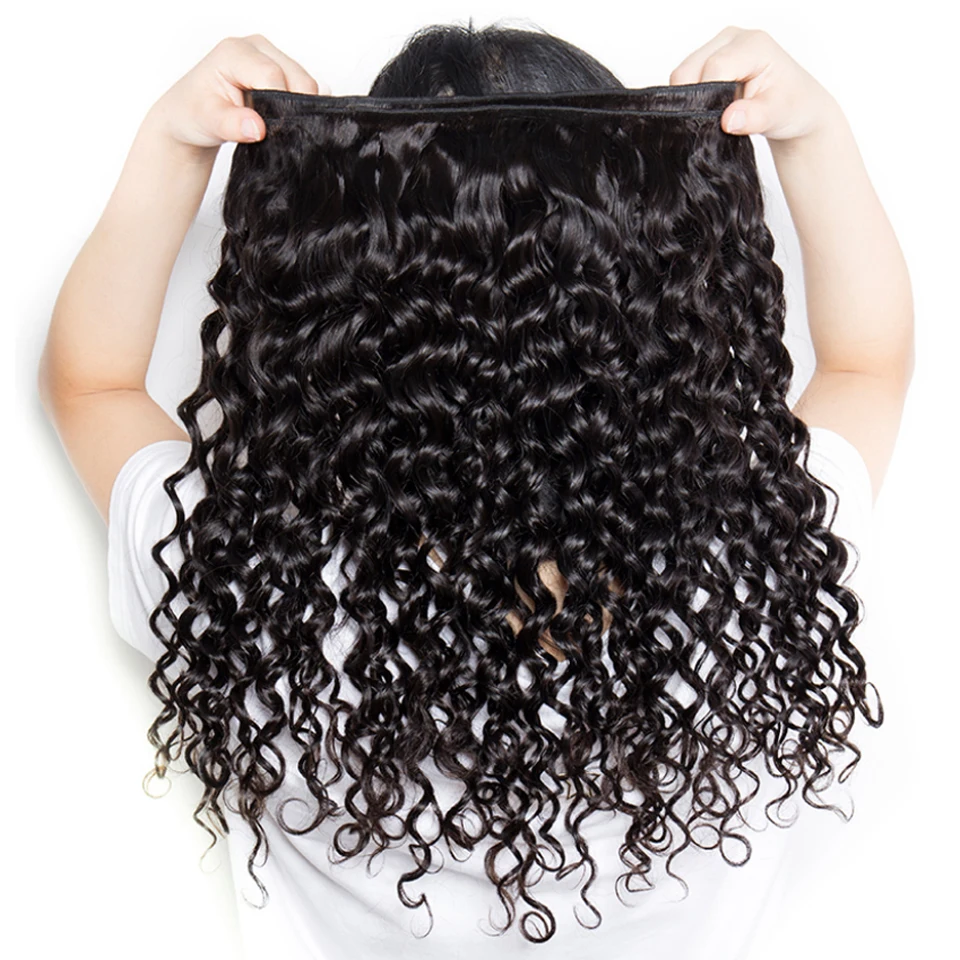 Levita Water Wave ข้อเสนอ100% มนุษย์ผมรวมกลุ่ม Non-Remy Hair Extensions เปรูบราซิลผมรวมกลุ่ม