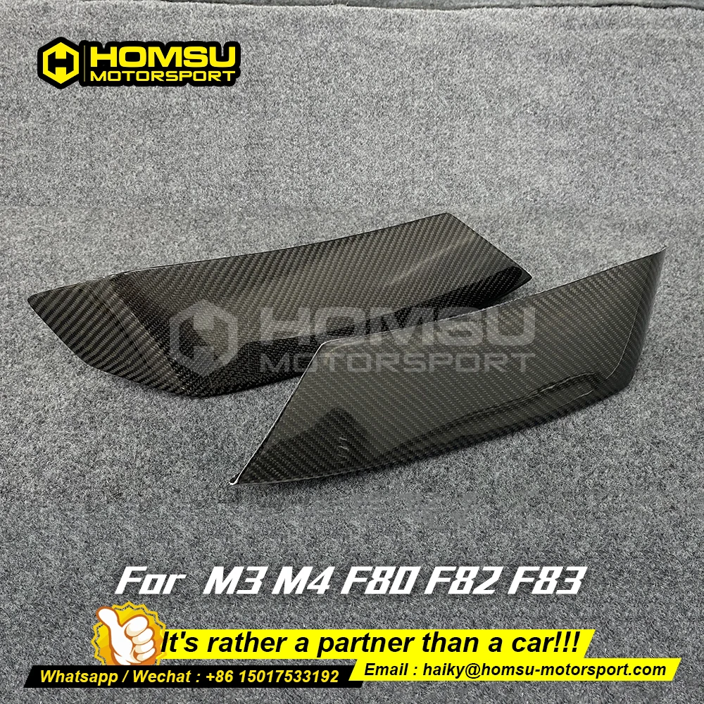  Factory price Carbon Fiber Front Bumper Splitters For bm w M3 M4 in Carbon Fibre Front Lip Splitters for F80 F82 F83 M3 M4