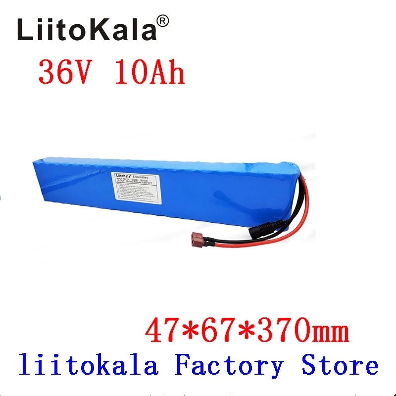 Imagem -02 - Liitokala-faixa de Lítio Ion Battery Pack 36v 10ah 42v 18650 20a Bms para Ebike Carro Elétrico Bicicleta Motor Scooter 600 Watts