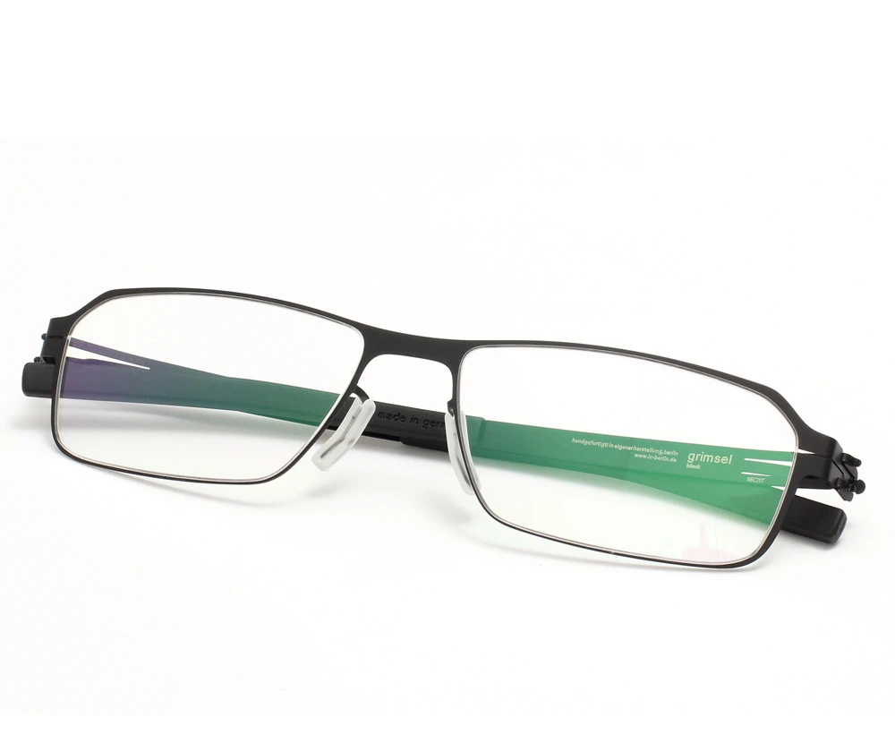 YIMARUILI Schraubenlose Design Legierung Ultraleicht Retro Myopie Und Hyperopie Brille Optische Brillen Rahmen Männer der LDBG1 – Detail 3