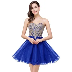 Short Vestidos Strapless Quinceanera Dress Luxury Lace Ball Gown Classic Party Dress Plus Size Robe De Bal Customize Prom Dress