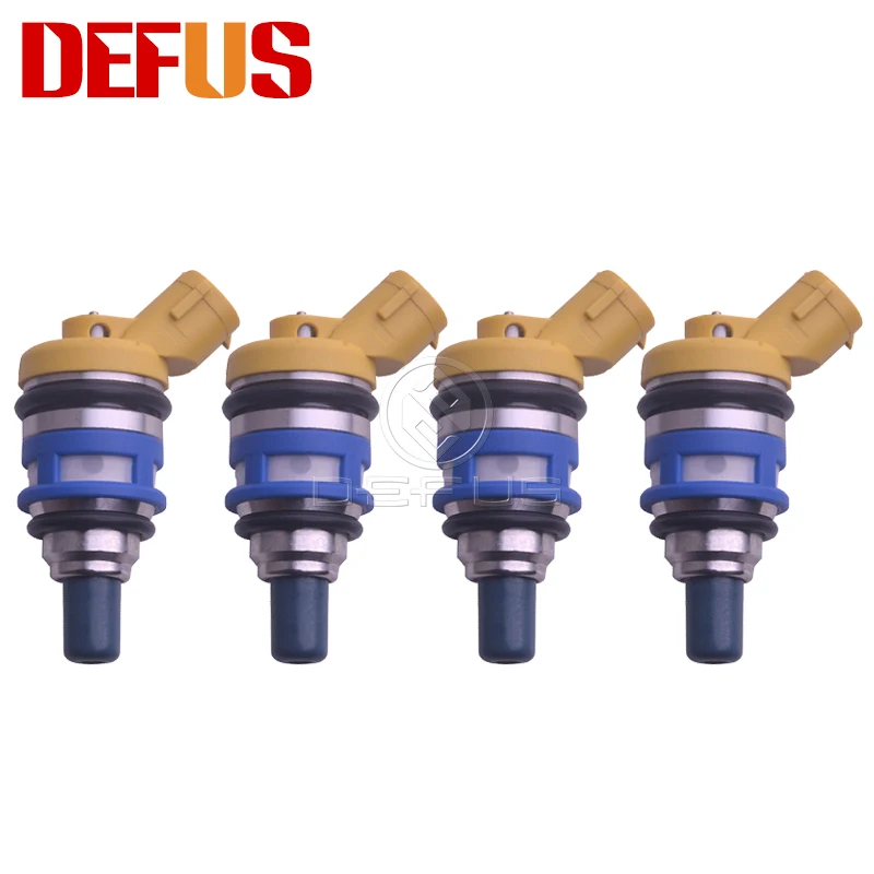 DEFUS 4X Fuel Injector Nozzle OE 16611-AA231 For SUBARU EJ20 BD5 BG5 2.0L H4 94-04 16611AA231 0R156X24D 16611 AA231 Bico NEW