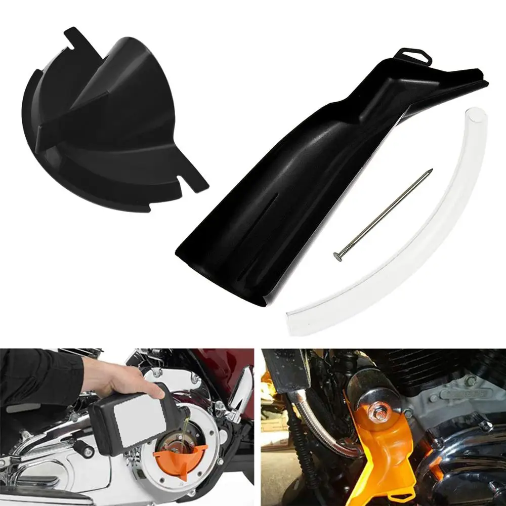 4PCS Motorcycle Crankcase Fill Funnel Primary Case Oil Filter Cap Wrench Funnel Set For Harley Touring Dyna Sportster XL