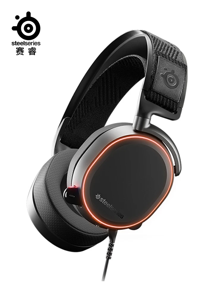 SteelSeries Arctis Pro High Fidelity Gaming Headset - Hi-Res Speaker Drivers - DTS Headphone:X v2.0 Surround for PC, Black