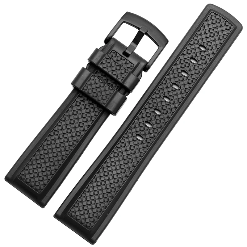 Generic Watchband Silicone Rubber Watch Strap 20mm 22mmWatch Belt Waterproof Sport Strap for Men Women for Seiko O-mega