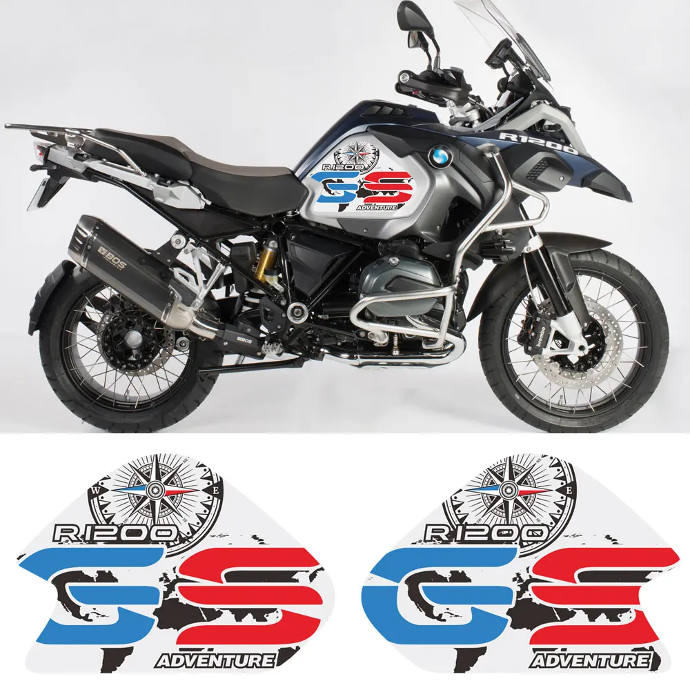 Tank Pad Protector R 1200 GS Stickers Oil Gas Fuel Decals Adventure For BMW R1200GS R1200 ADV GSA