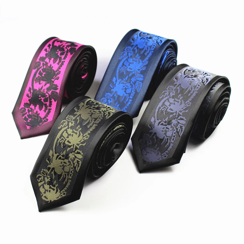 Ricnais 6cm Slim Tie Red Bule Dot Plaid Jacquared Necktie For Mens Business Wedding Skinny Gravata Accessories Gifts Neck Ties