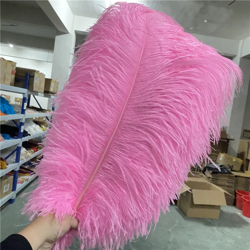 

Promotion 50pcs/lot Grace Ostrich Feather Wedding 26-28inches/65-70cm Diy Celebration Decoration Plumas Feathers for Crafts