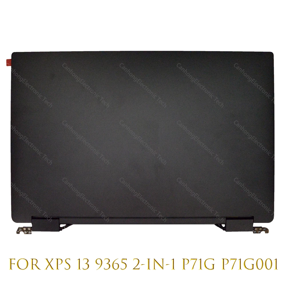 Imagem -04 - para Dell Xps 13 9365 P71g P71g001 13.3 Display Lcd de Tela Toque Fhd Qhd Mais Toque Digitador Assembléia Completa Preto Npf60 7w2x9