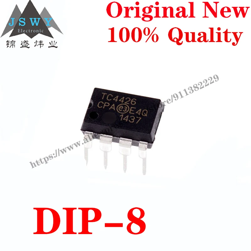 10~100 PCS TC4426CPA DIP-8 TC4425 CPA Semiconductor Power Management Gate Driver IC Chip with for module arduino Free Shipping