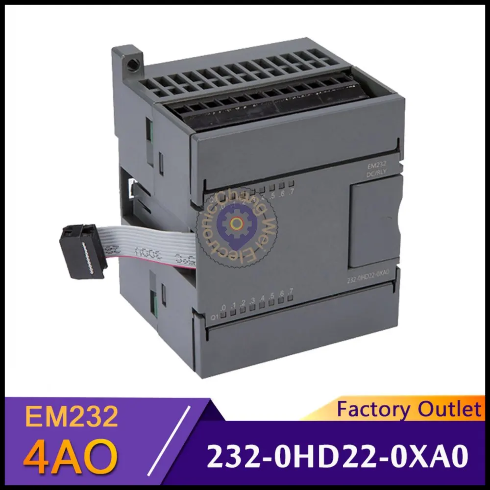 CNC EM232 4AO Extension Module Apply to Siemens S7-200 PLC 4 Output Analog Module 6ES7 232-0HD22-0XA8 PLC