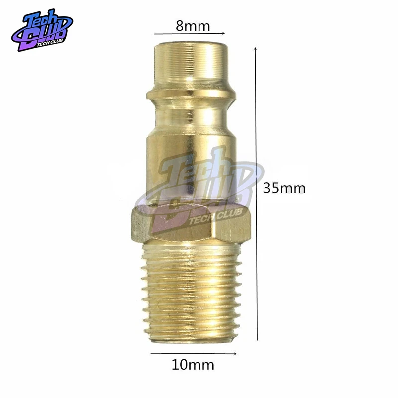 Connettore del compressore strumento di attacco rapido Euro 1/4 BSP raccordo per tubo dell\'aria adattatore di accoppiamento acciaio indurente