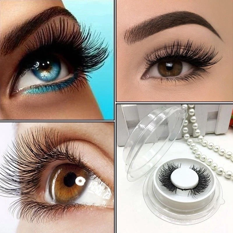 3D Magnetische Wimpers Met 3 Magneten Magnetische Lashes Natural Lange Valse Wimpers Magneet Wimper Extension Make Gereedschap