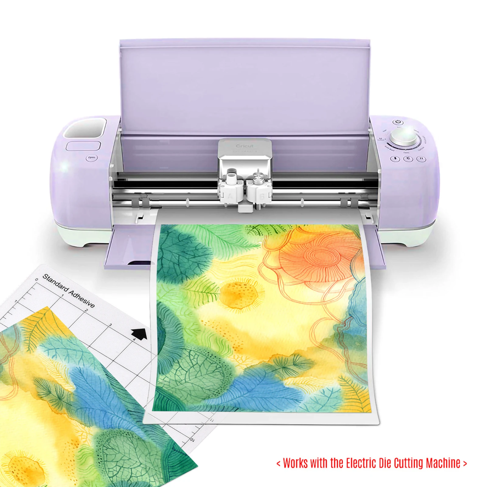 Replacement Cutting Mat Transparent Adhesive Cricut Mat Mat Measuring 8 by 12-Inch for Silhouette Cameo Cricut Explore Plotter