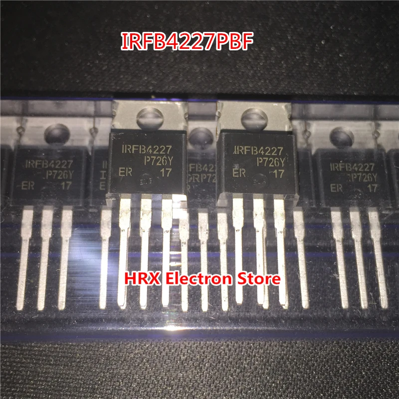 New Original Import 2022+ IRFB4227PBF IRFB4227 FB4227 MOSFET 200V 65A TO-220 10PCS/LOT