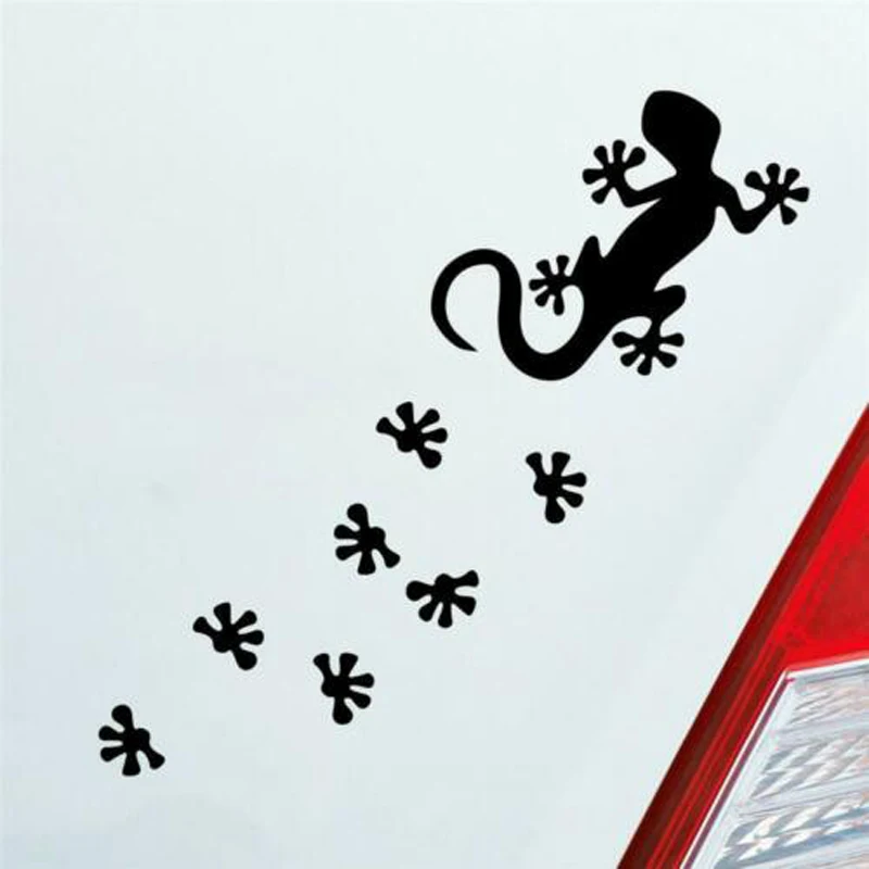 Car Window Laptop Decal Sticker  LIZARD LIZARD Footprints  PVC Wall Sticker 20 Colour Choose