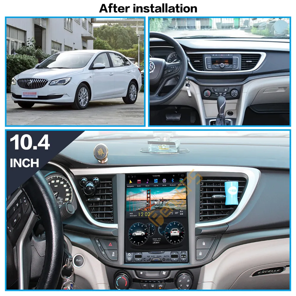 For Buick Excelle XT 2015 Android Car Radio Tesla Screen 2Din Stereo Receiver Autoradio Multimedia DVD Player GPS Navigation