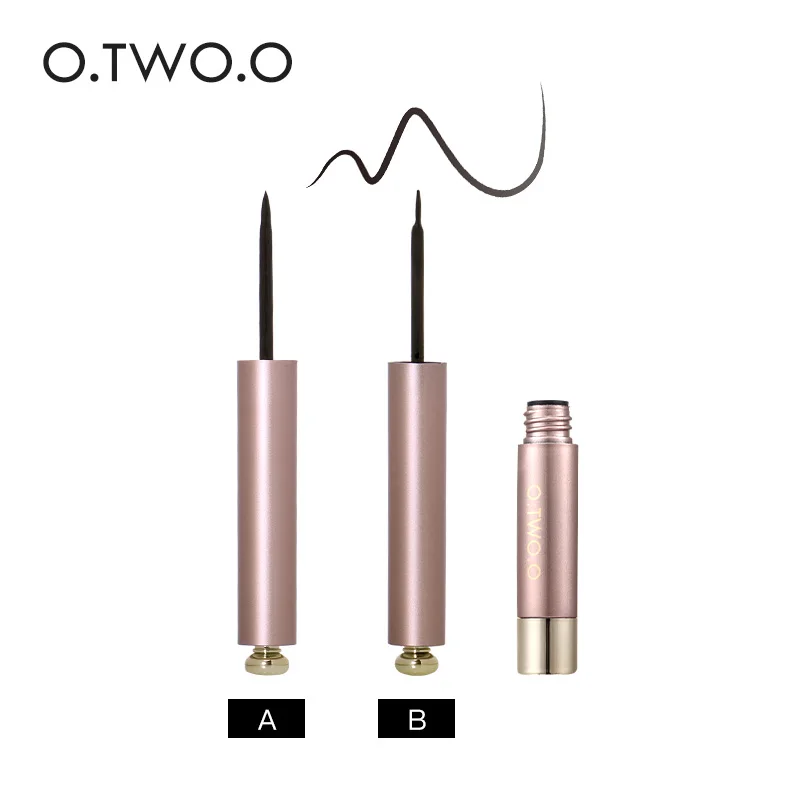 O.TW O.O 얇은 리퀴드 아이라이너 펜, 실크 블랙 아이 라이너 펜슬, 24 시간 오래 지속되는 방수 아이 메이크업 도구, 도매