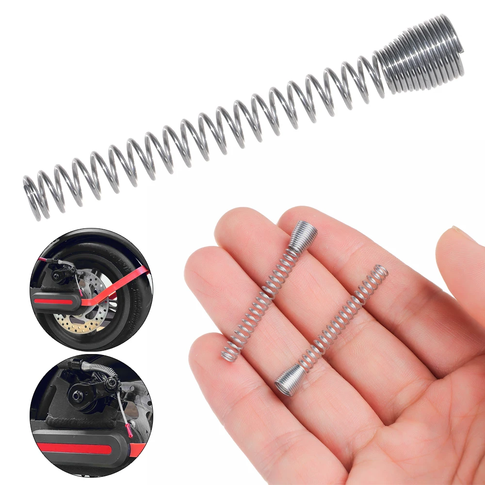 Scooter Brake Stainless Steel Retractable Brake Springs Brake Line Tail Caps for Xiaomi M365/Pro Electric Scooter Brake Parts