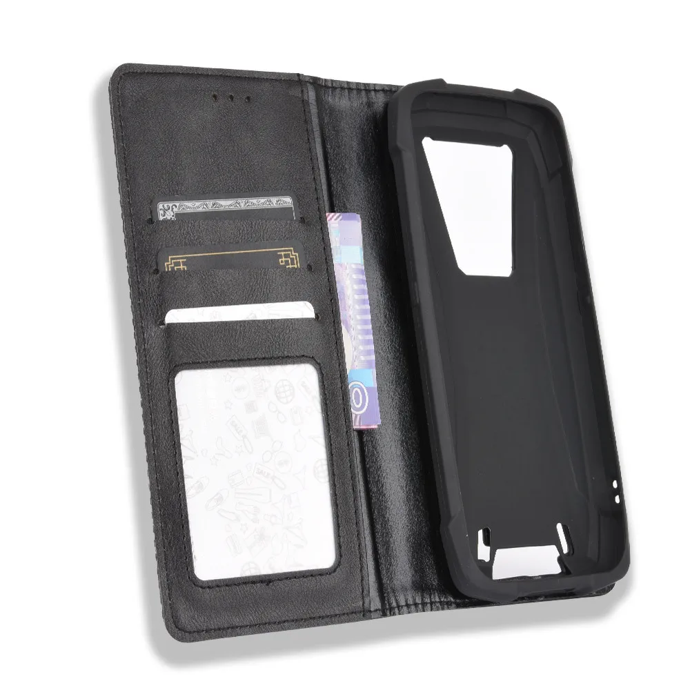 For Blackview BV6900 Case Luxury Flip PU Leather Wallet Magnetic Adsorption ShockProof Case For Blackview BV6900 Phone Bags