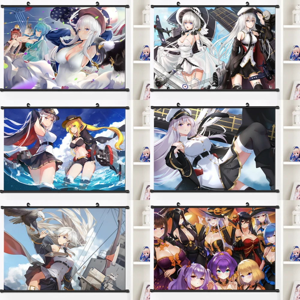 Full Square&Round Diamond Painting  Anime Azur Lane Prinz Enterprise 5D Diamond Embroidery Mosaic Cross Stitch Kits Home Decor