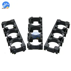 10pcs/bag 3 Cells 18650 Battery Holder Bracket 1X3 18650 Spacer Storage Box Container for Battery Pack Charging