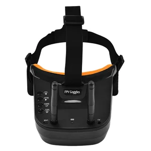 5.8g 40CH Double antennas FPV Glasses HD Headset Video Monitor with 5.8g 25mw FPV + OSD Camera Transmitter for Running Drone 8 Main Sales Glasses FPV - №1