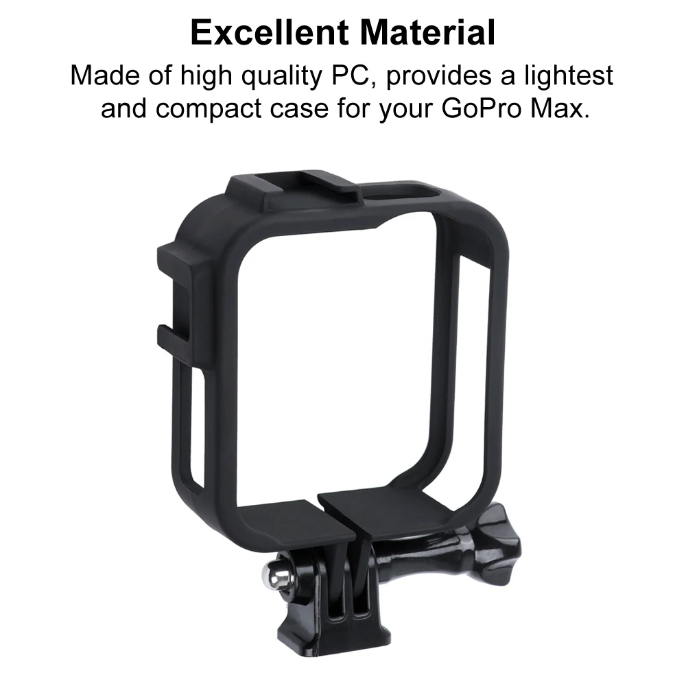 Frame Case for GoPro MAX 360 Screen Protector Tempered Glass Protective Lens Film Housing Cover Mount for Go Pro Max Accessories