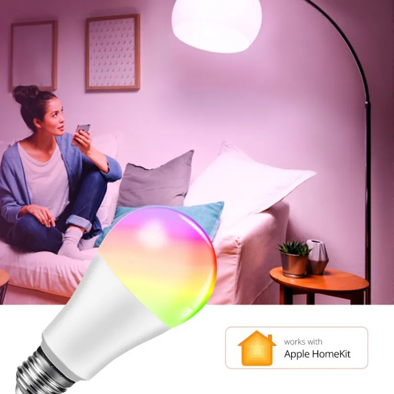 LED Colored Bulb Colorful Remote Control Bulb RGB Color Changing Globe E27 Screw Mouth Indoor Lighting Dimming Small Night Lamp