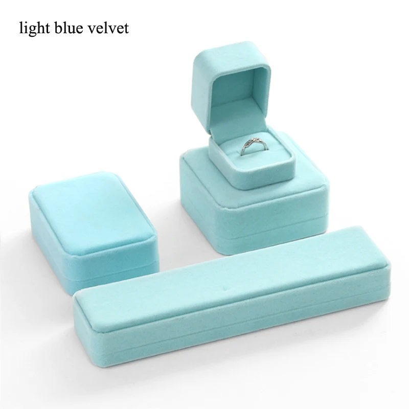 Surprise Price Velvet 12/6/6/4pcs/Dozne Necklace Jewellery Box Organizer Wholesale Rings Earrings Bracelet Jewelry Package Box